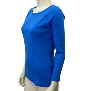 Vineyard Vines Womens Blue Long Sleeve T-Shirt Medium